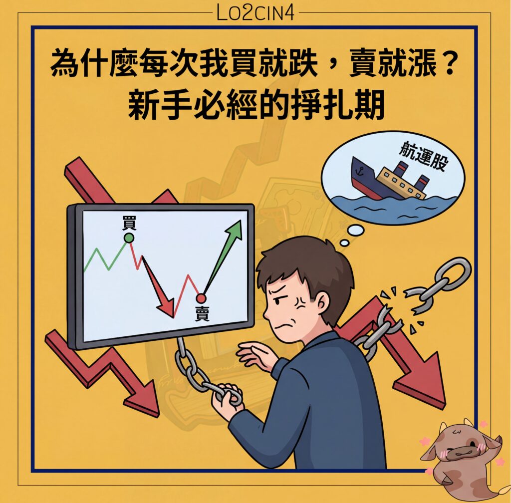 【Q-12】為甚麼每次我買就跌，賣就漲？新手必經的掙扎期